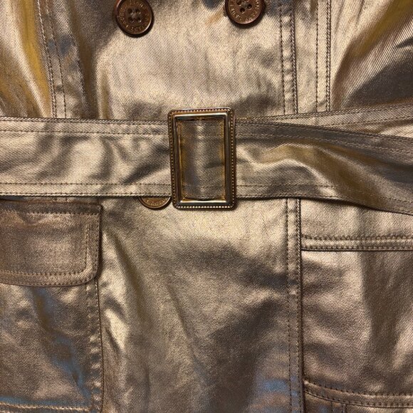 Ralph Lauren Metallic Gold Jacket Petite/Large - Picture 5 of 7